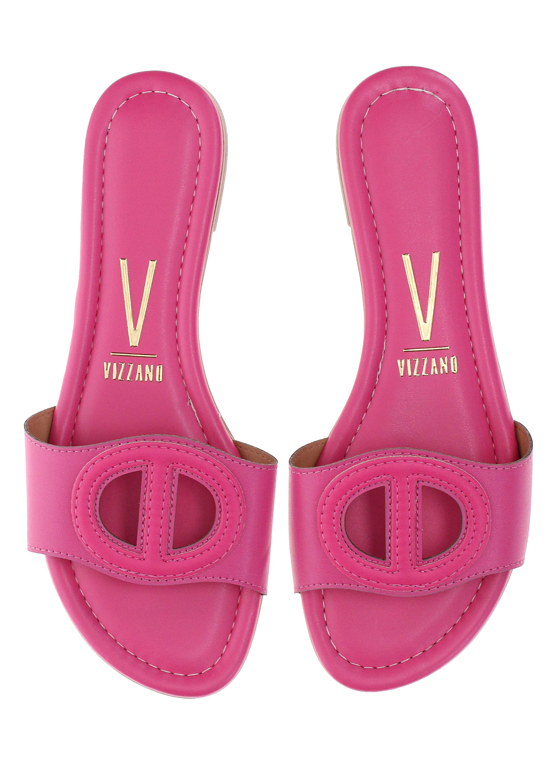Pink Flat Slip-On Sandals