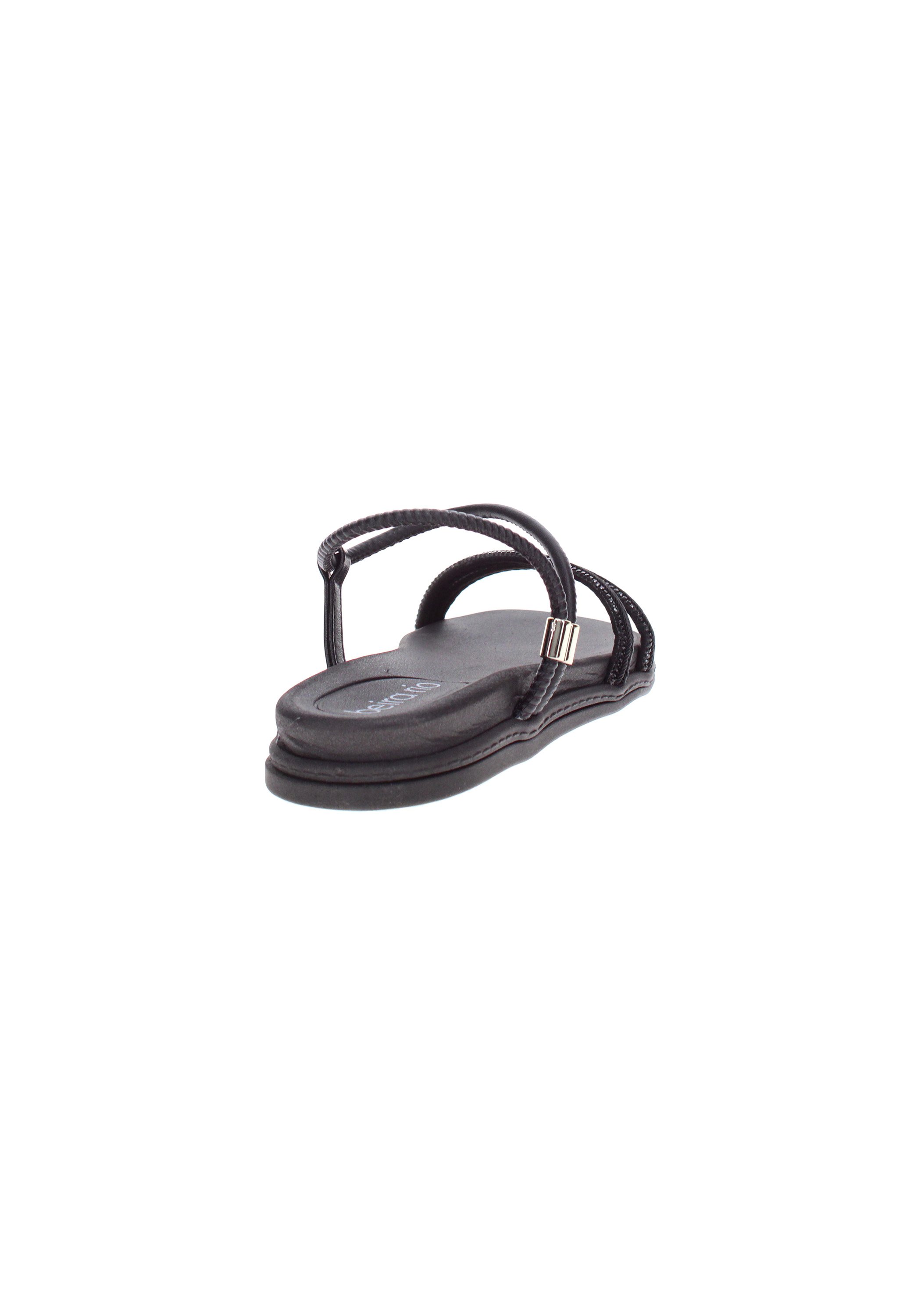 Black Flat Sandals