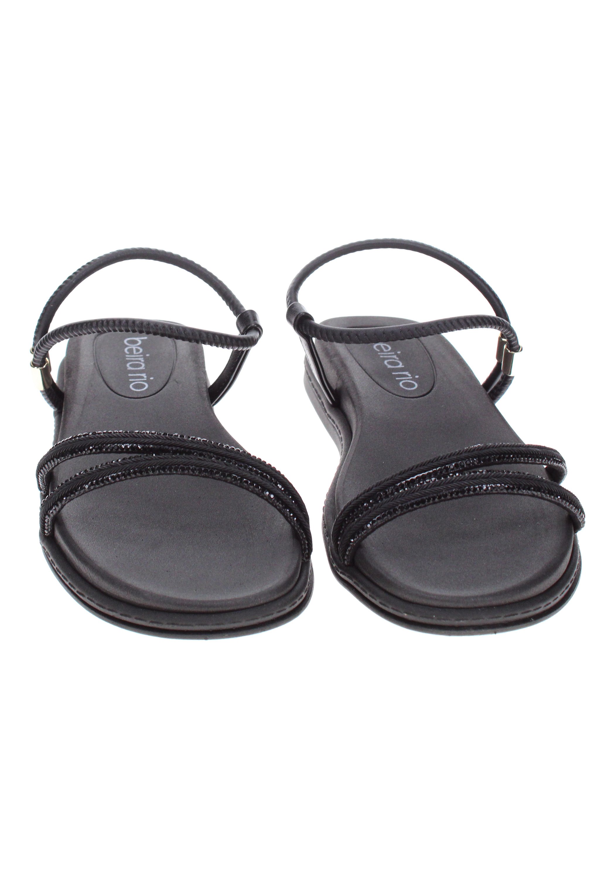 Black Flat Sandals