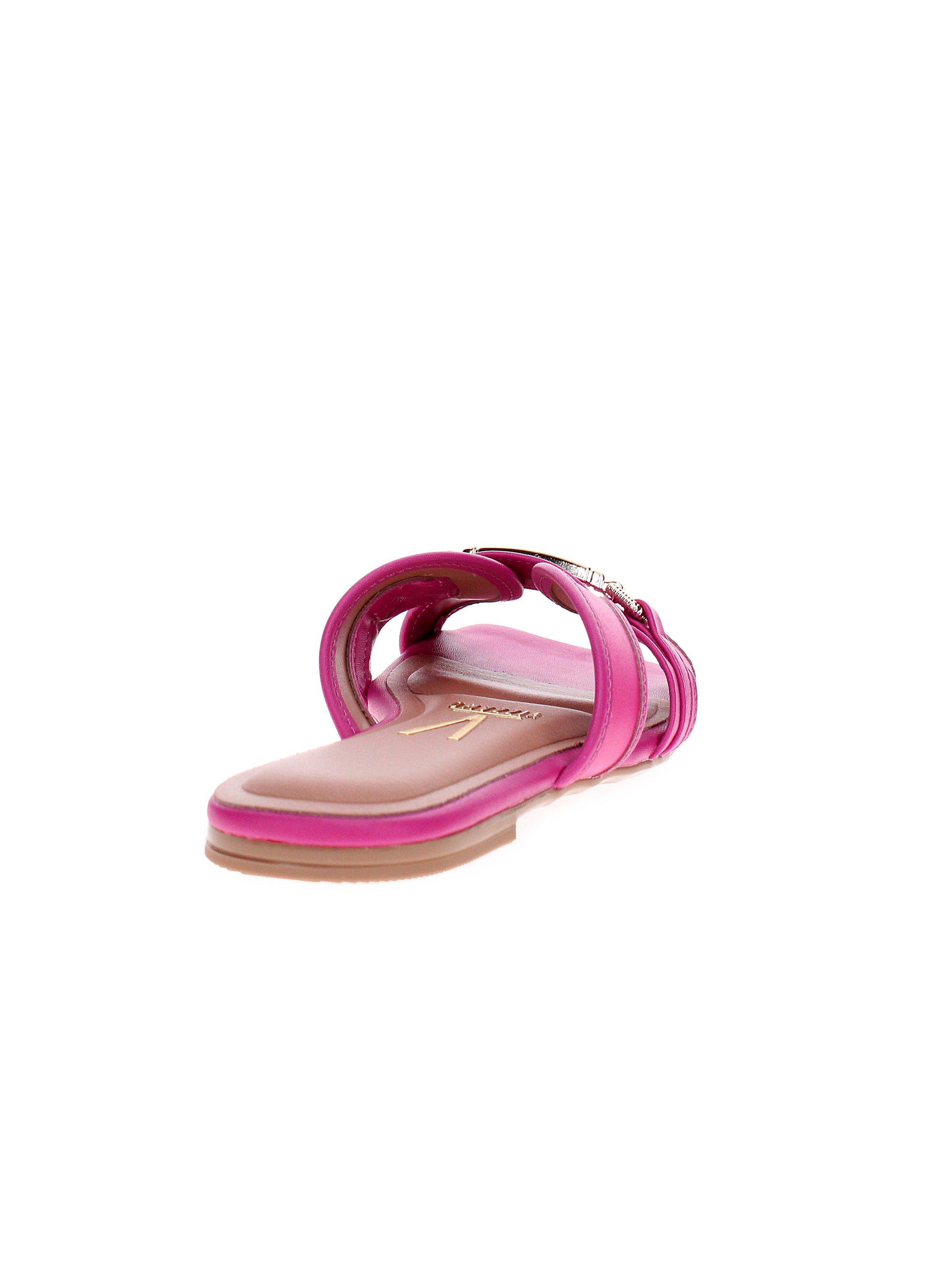 Pink Flat Slip-On Sandals