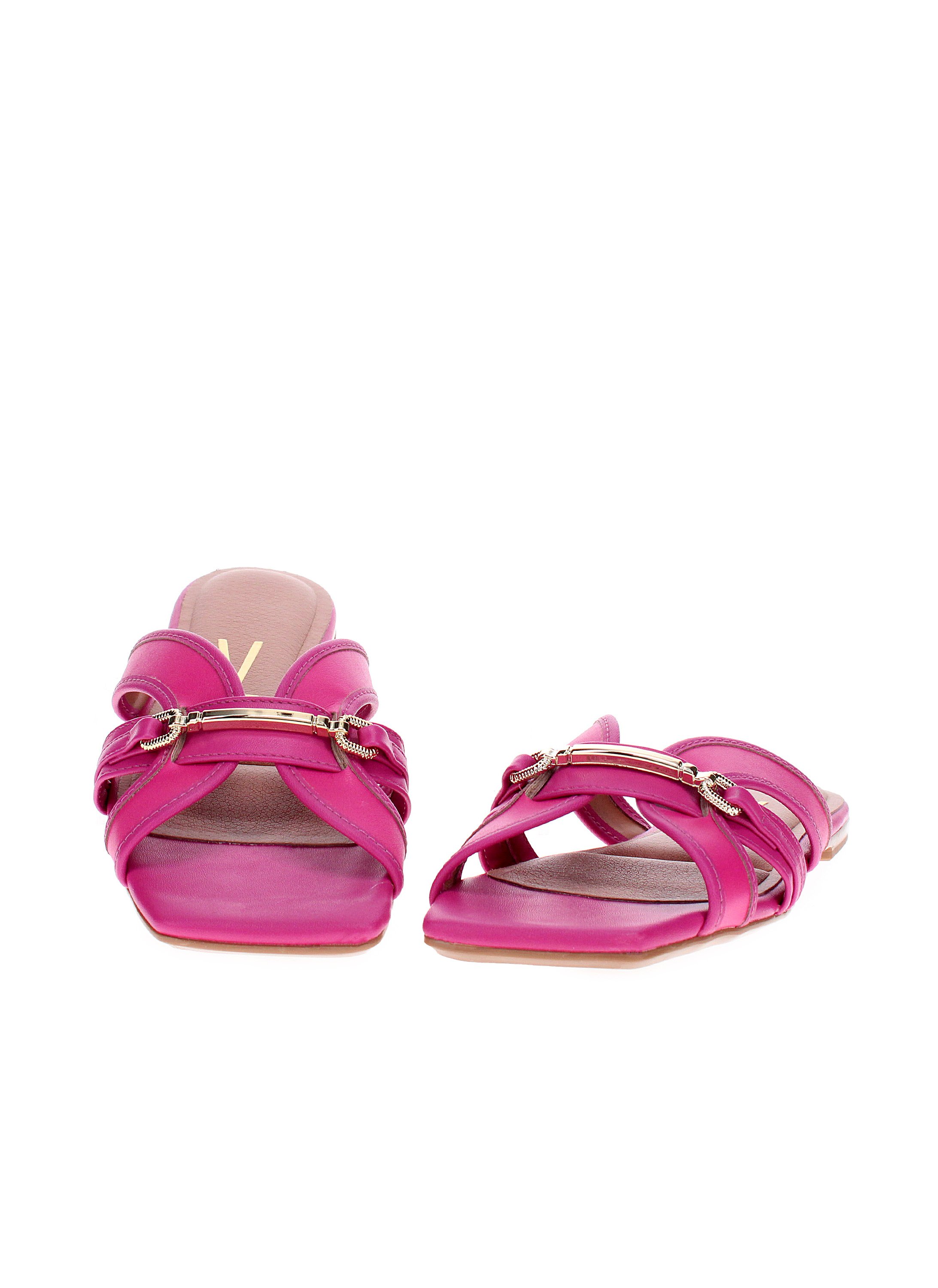 Pink Flat Slip-On Sandals