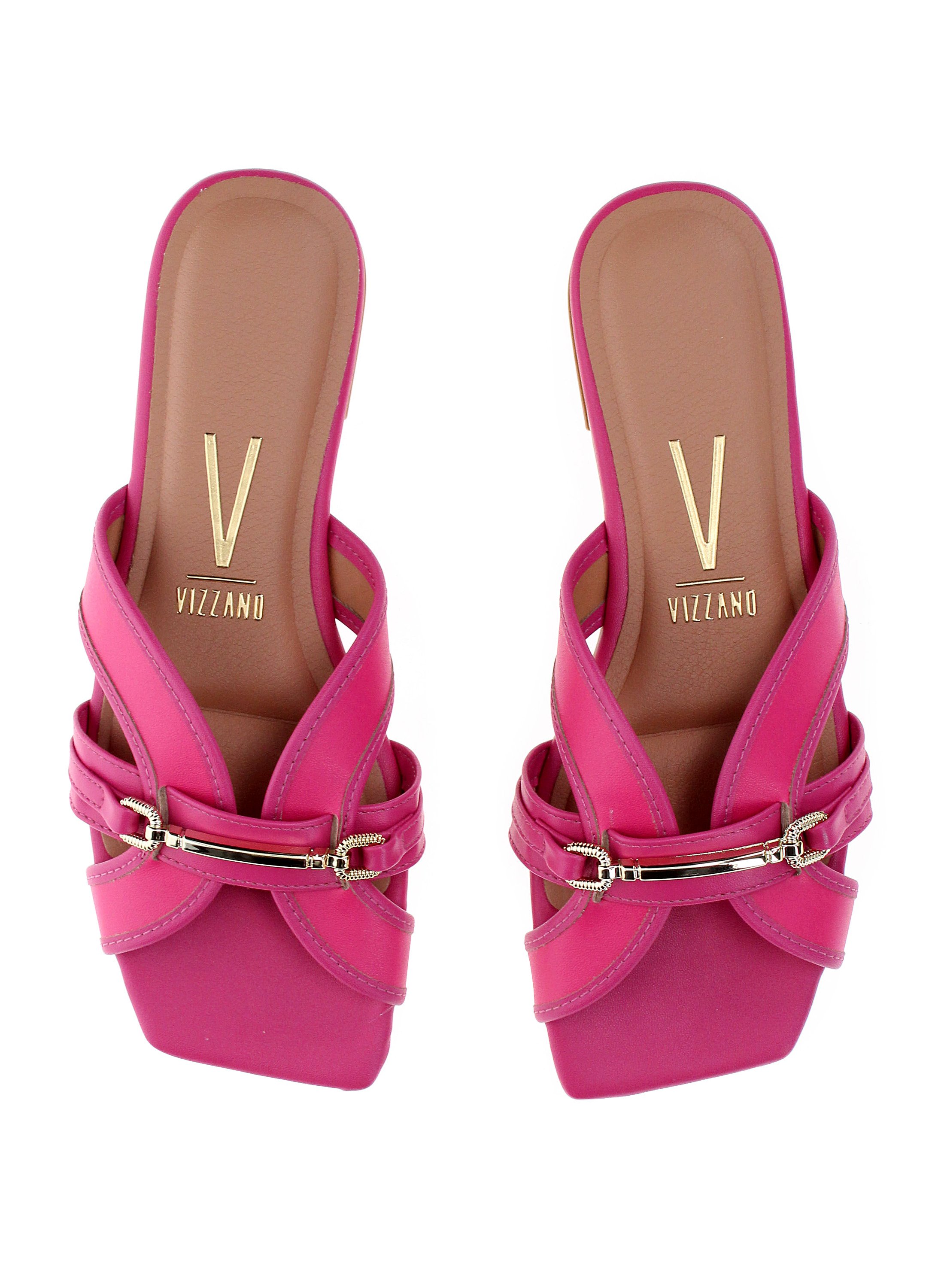 Pink Flat Slip-On Sandals