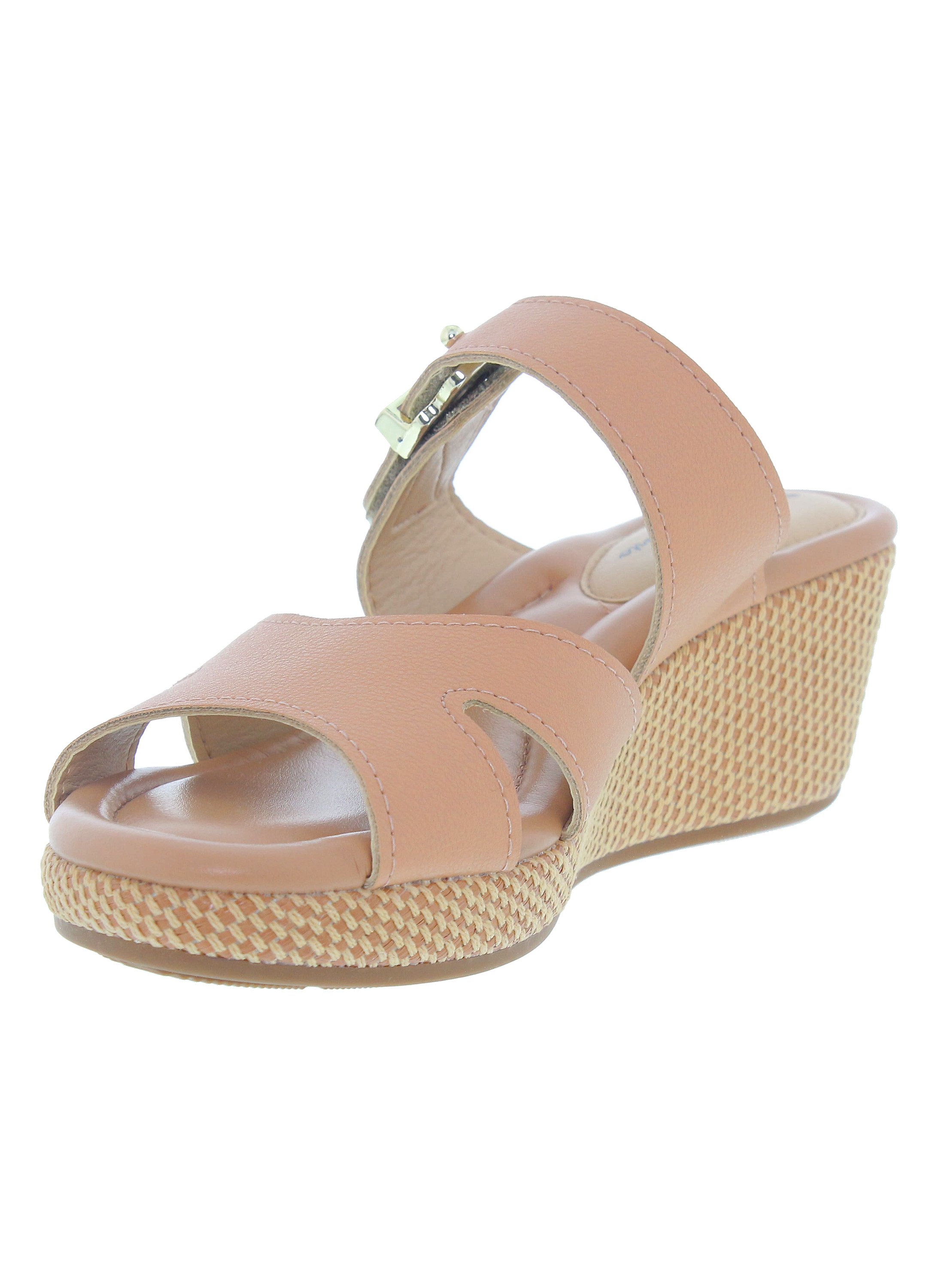 Nude Slip-On Flat Sandals Everyday Wear