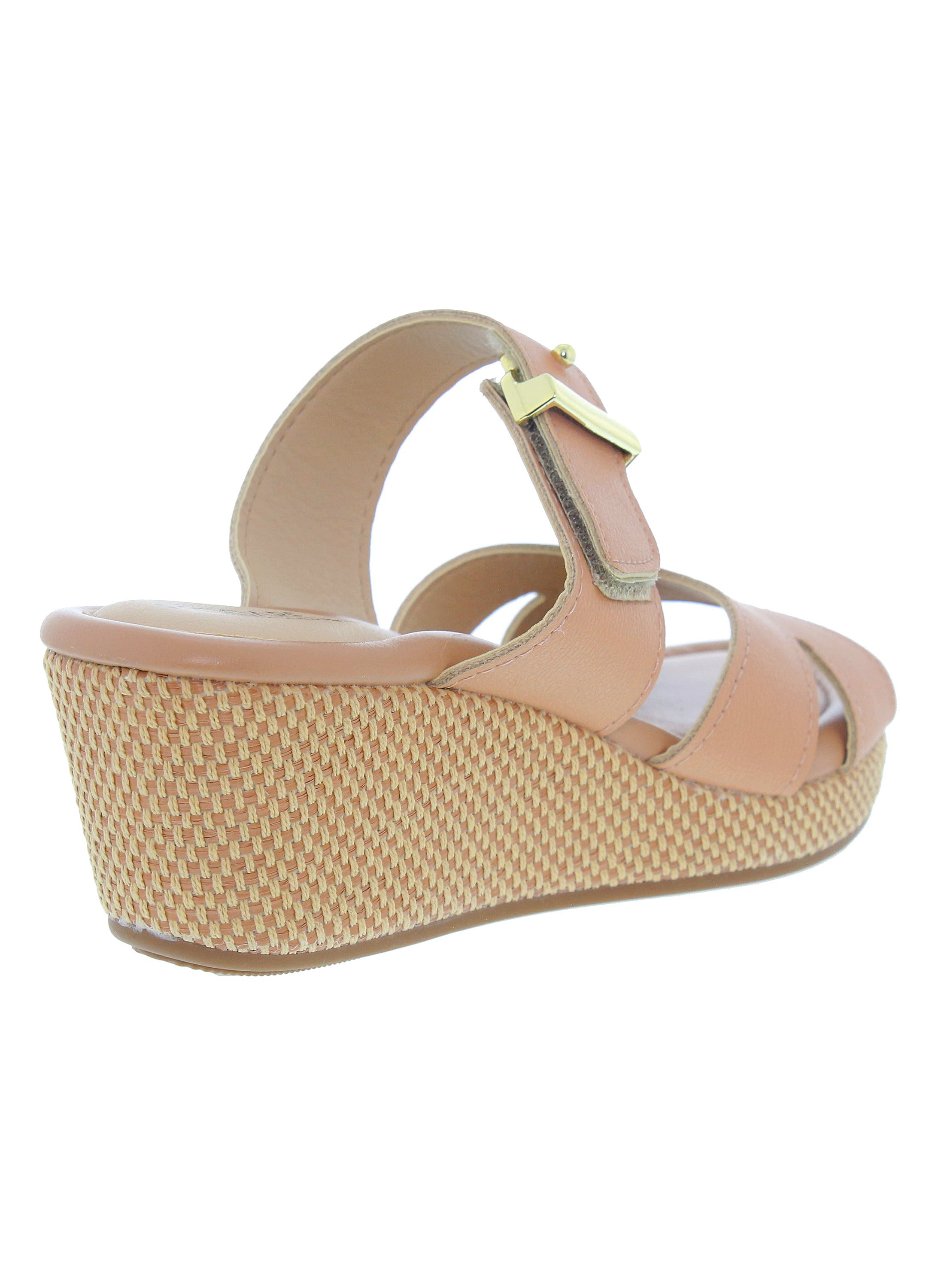 Nude Slip-On Flat Sandals Everyday Wear