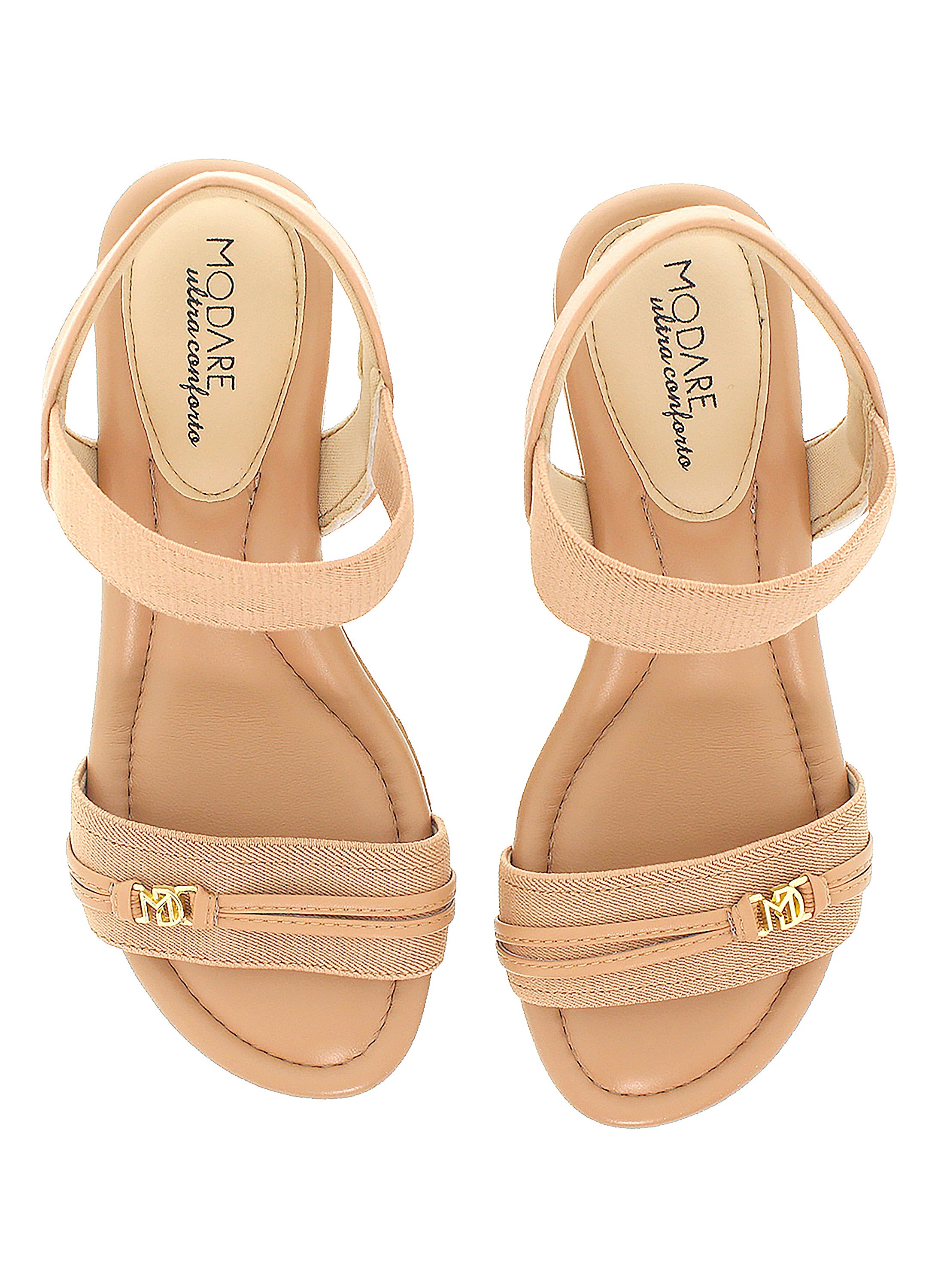 Nude Slip-On Flat Sandals