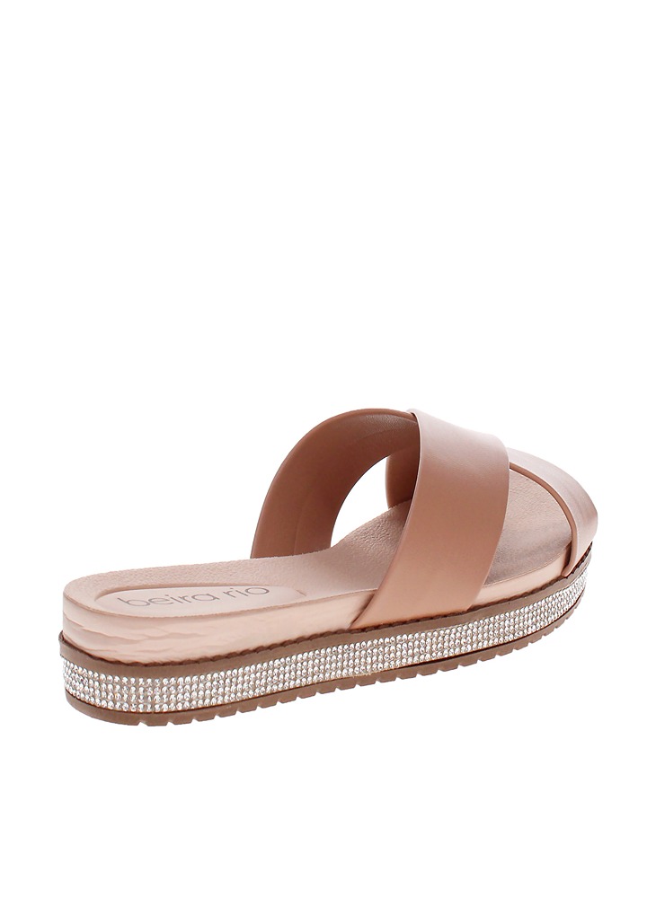 Nude Slip-On Flat Sandals
