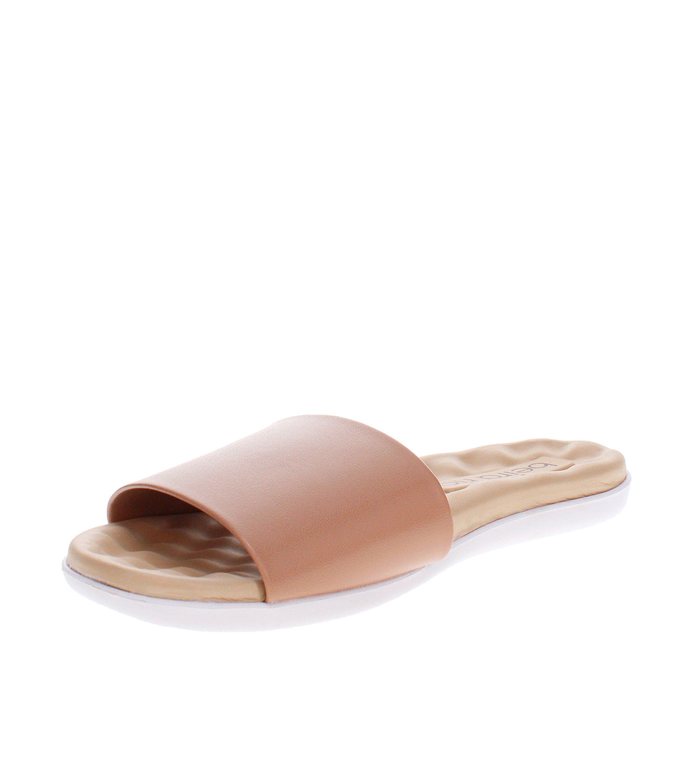 Nude Slip-On Flat Sandals
