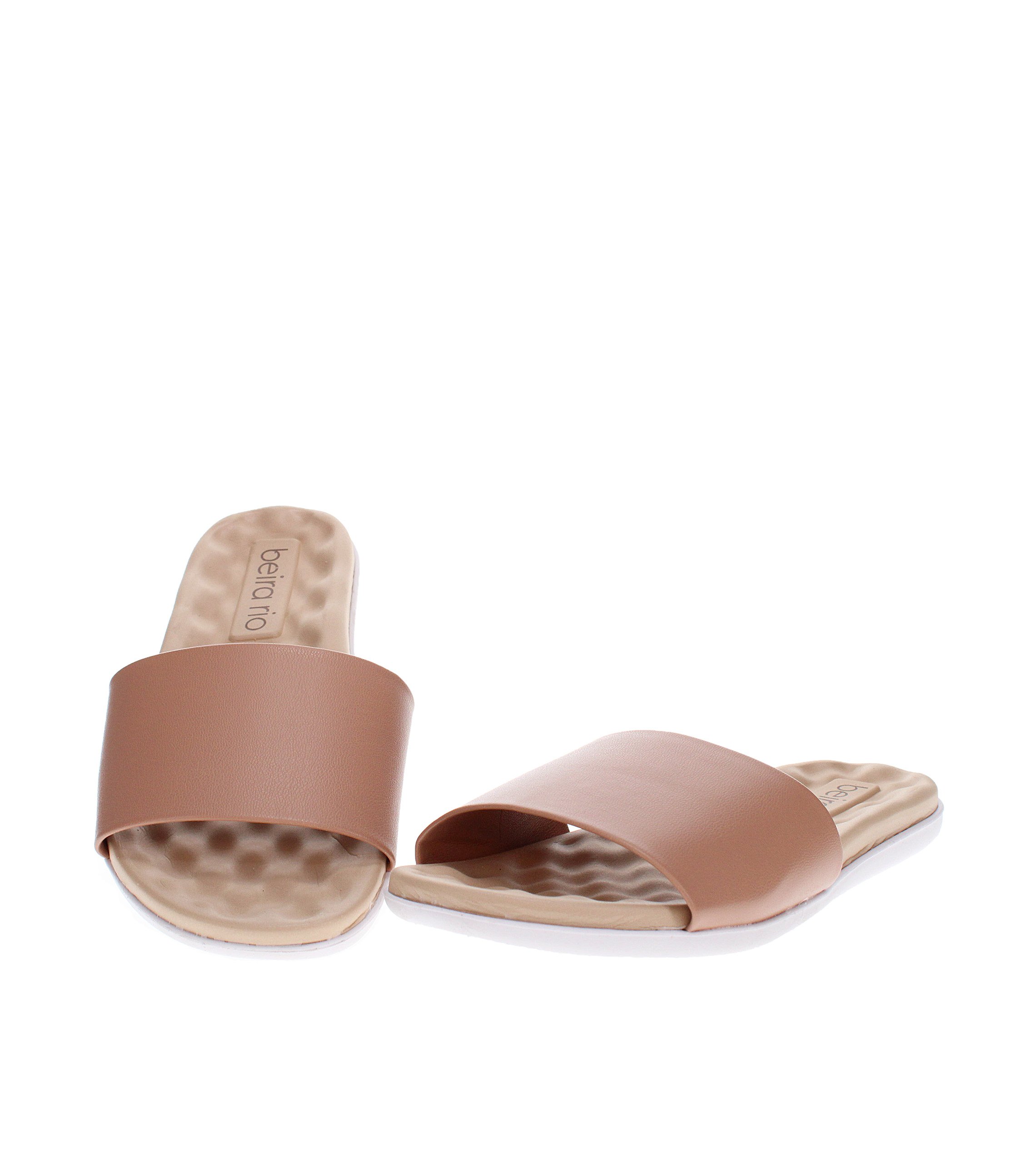Nude Slip-On Flat Sandals