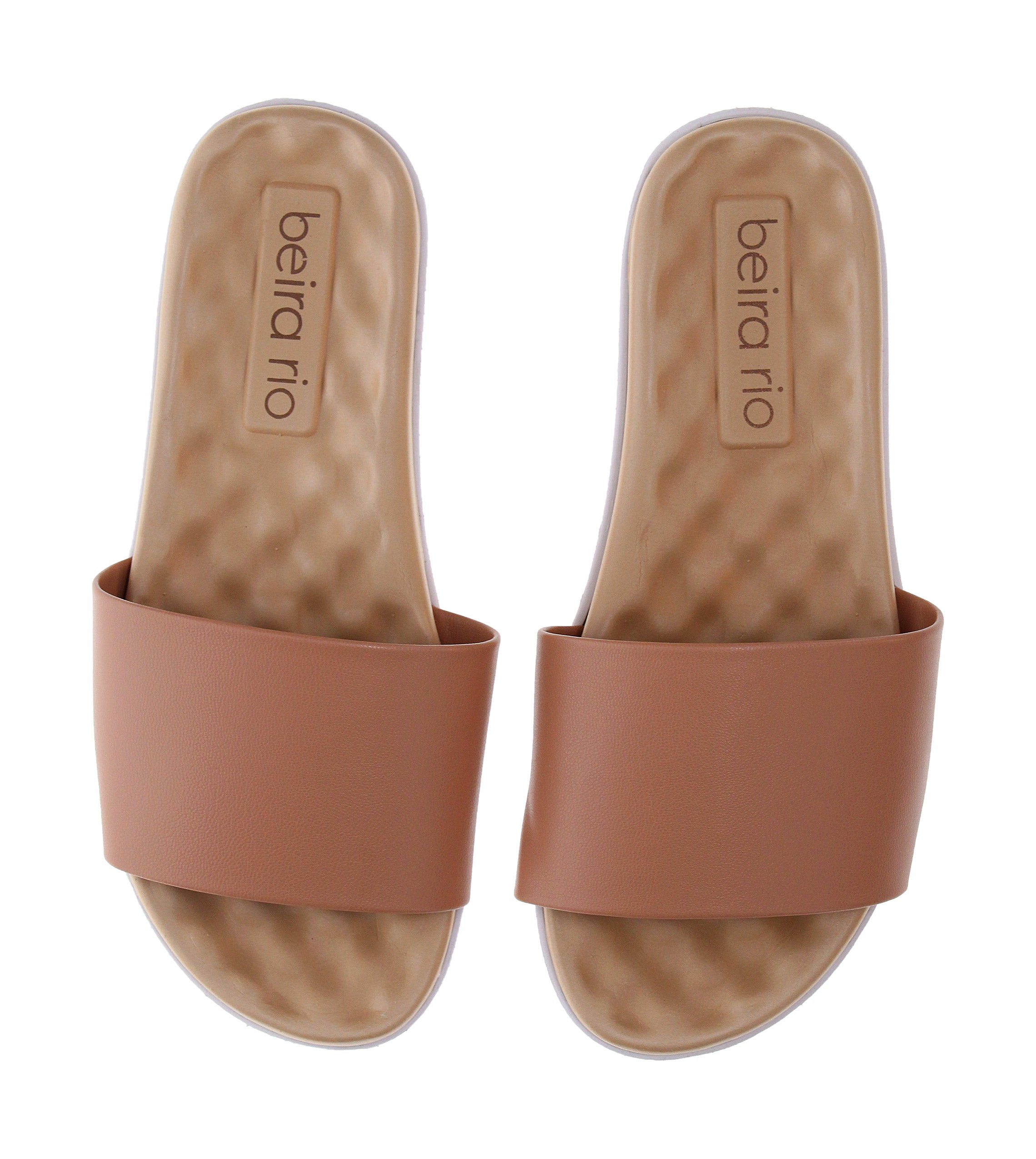 Nude Slip-On Flat Sandals