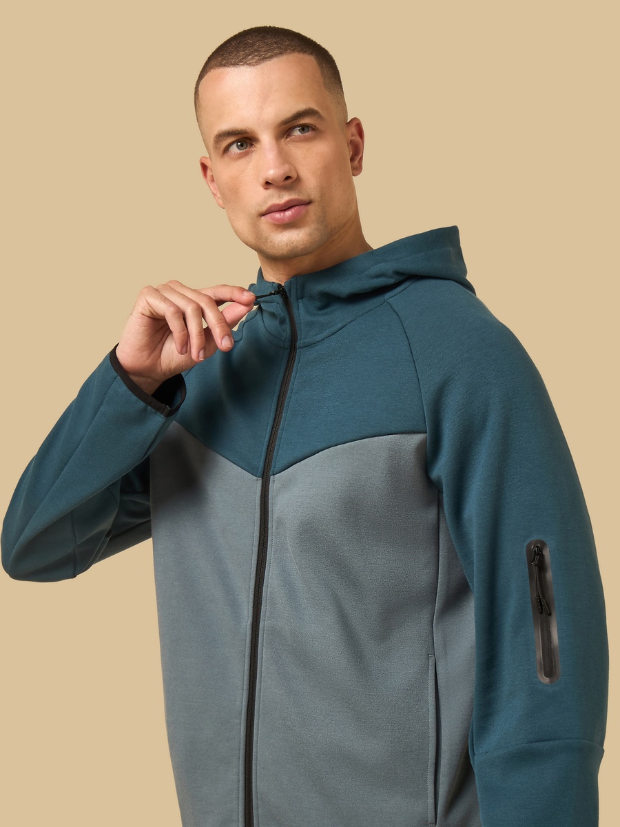 Colourblock Interlock Jacket