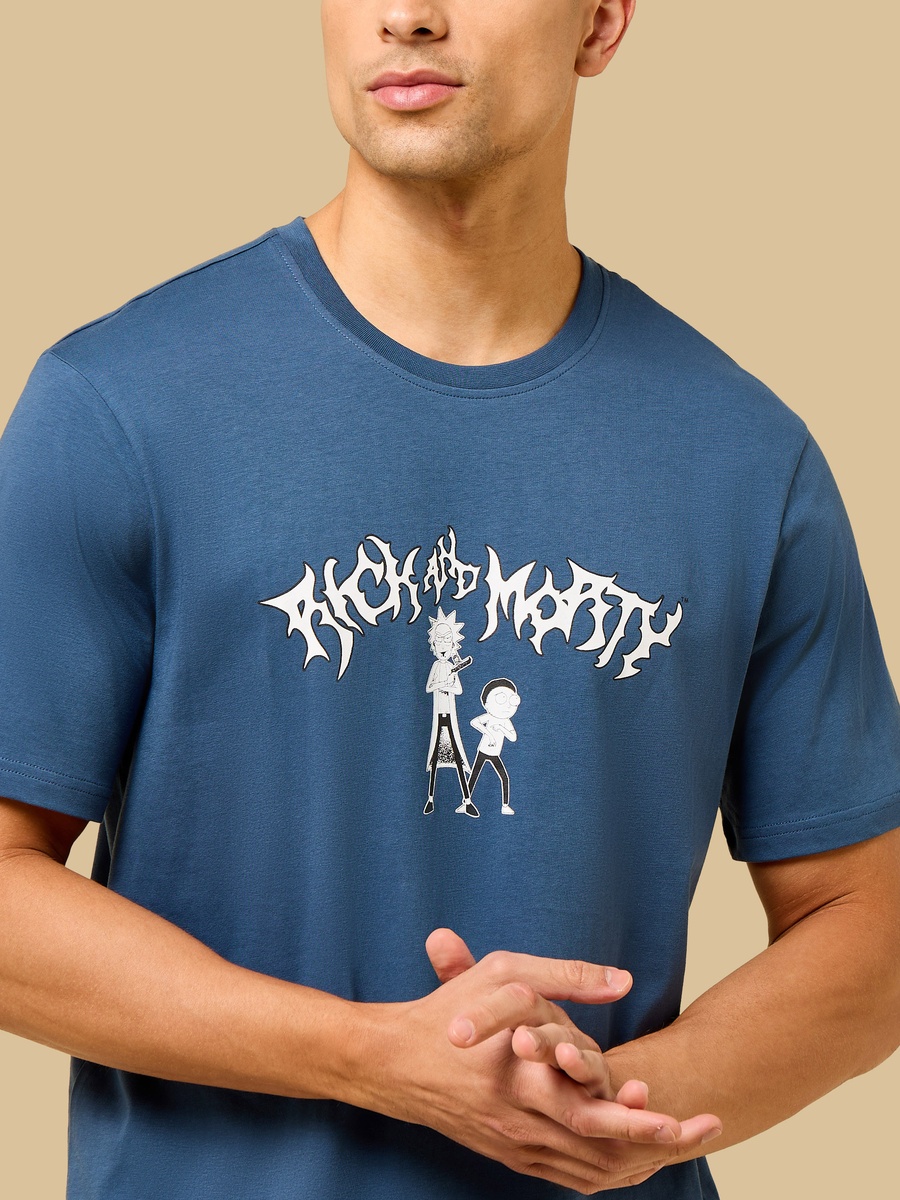Rick and Morty Print Shorts Set