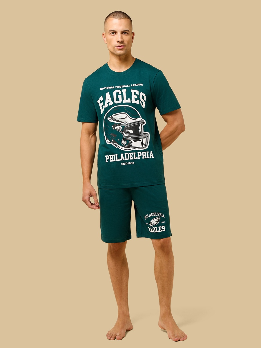 Philadelphia Eagles Print Shorts Set