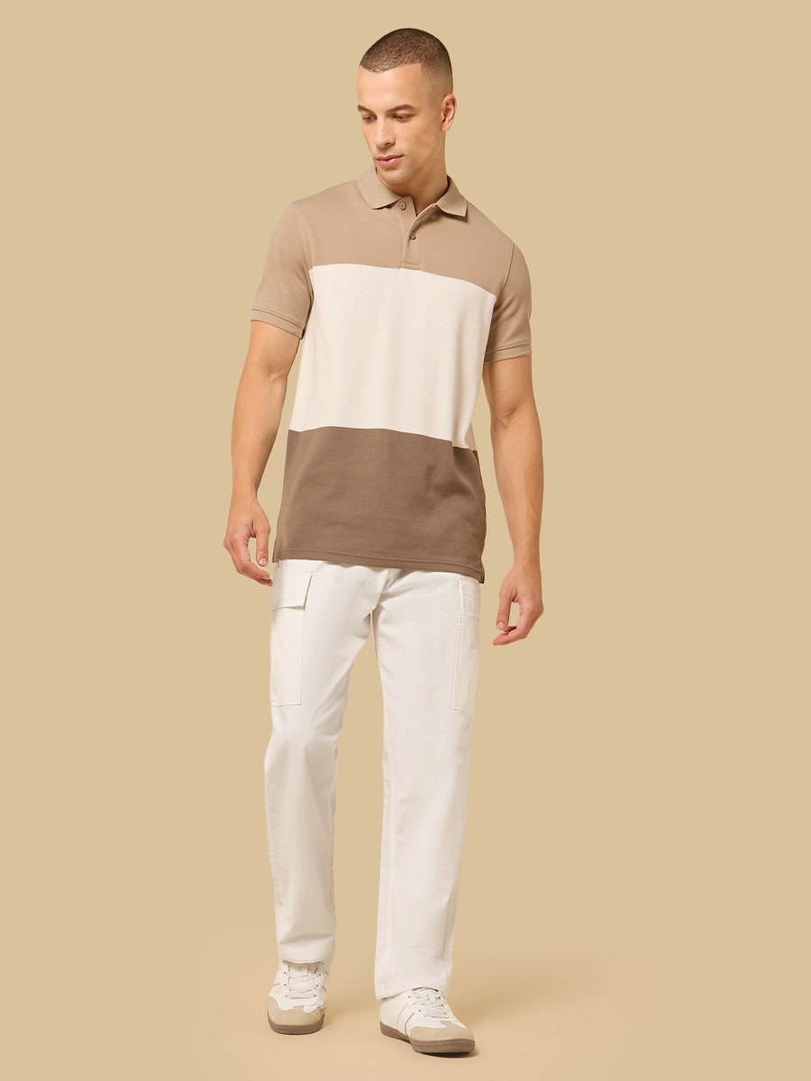 Regular Fit Dobby Cargo Pants