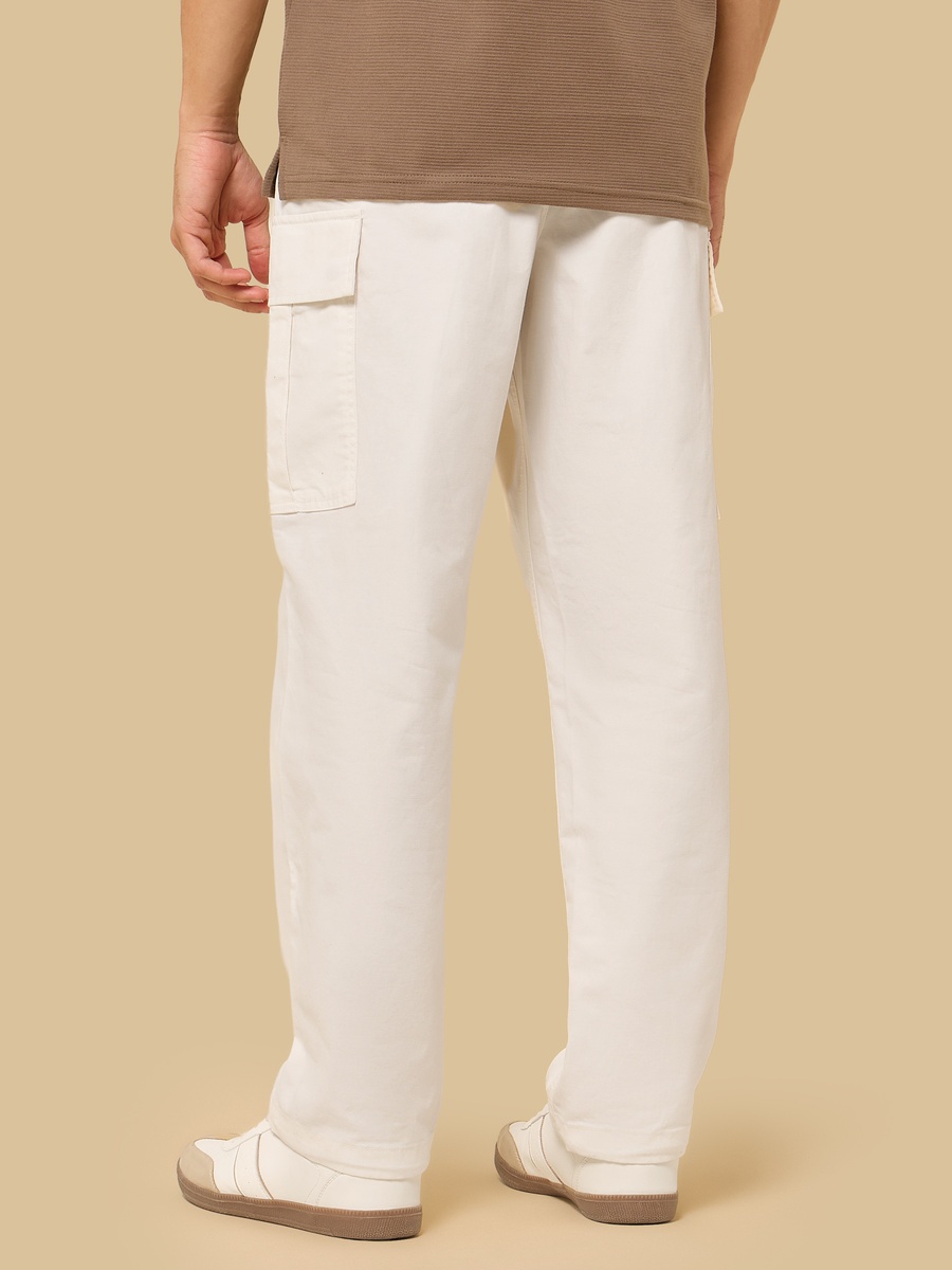 Regular Fit Dobby Cargo Pants
