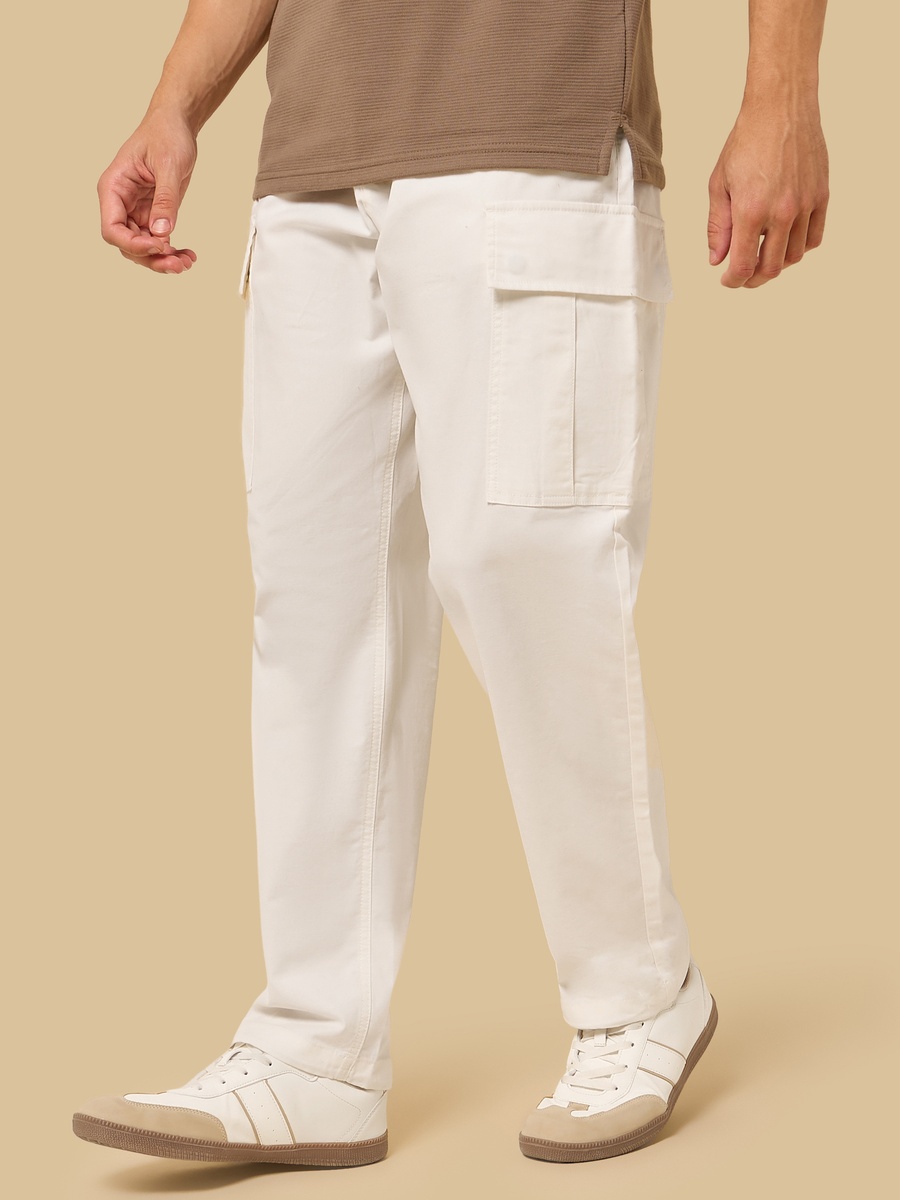 Regular Fit Dobby Cargo Pants