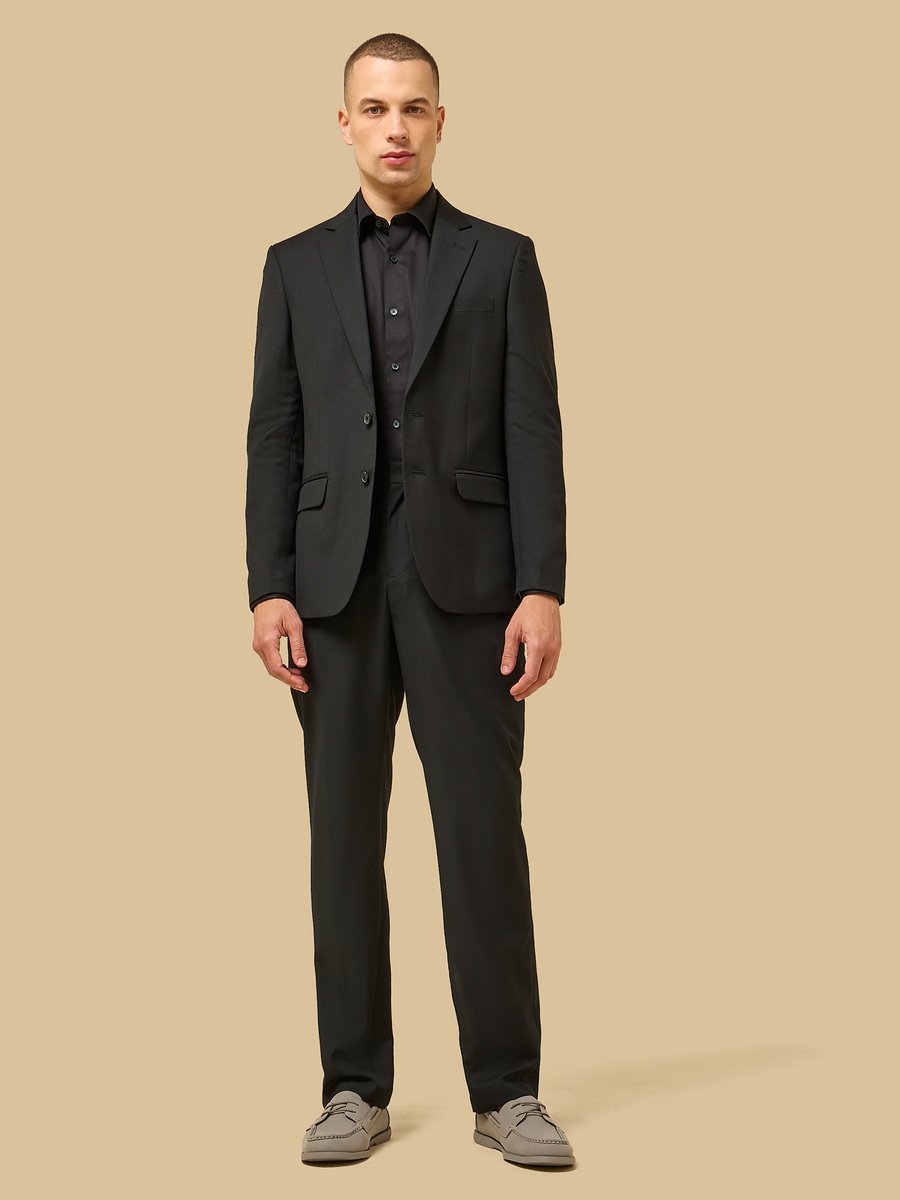 Slim Fit Pleated Trousers