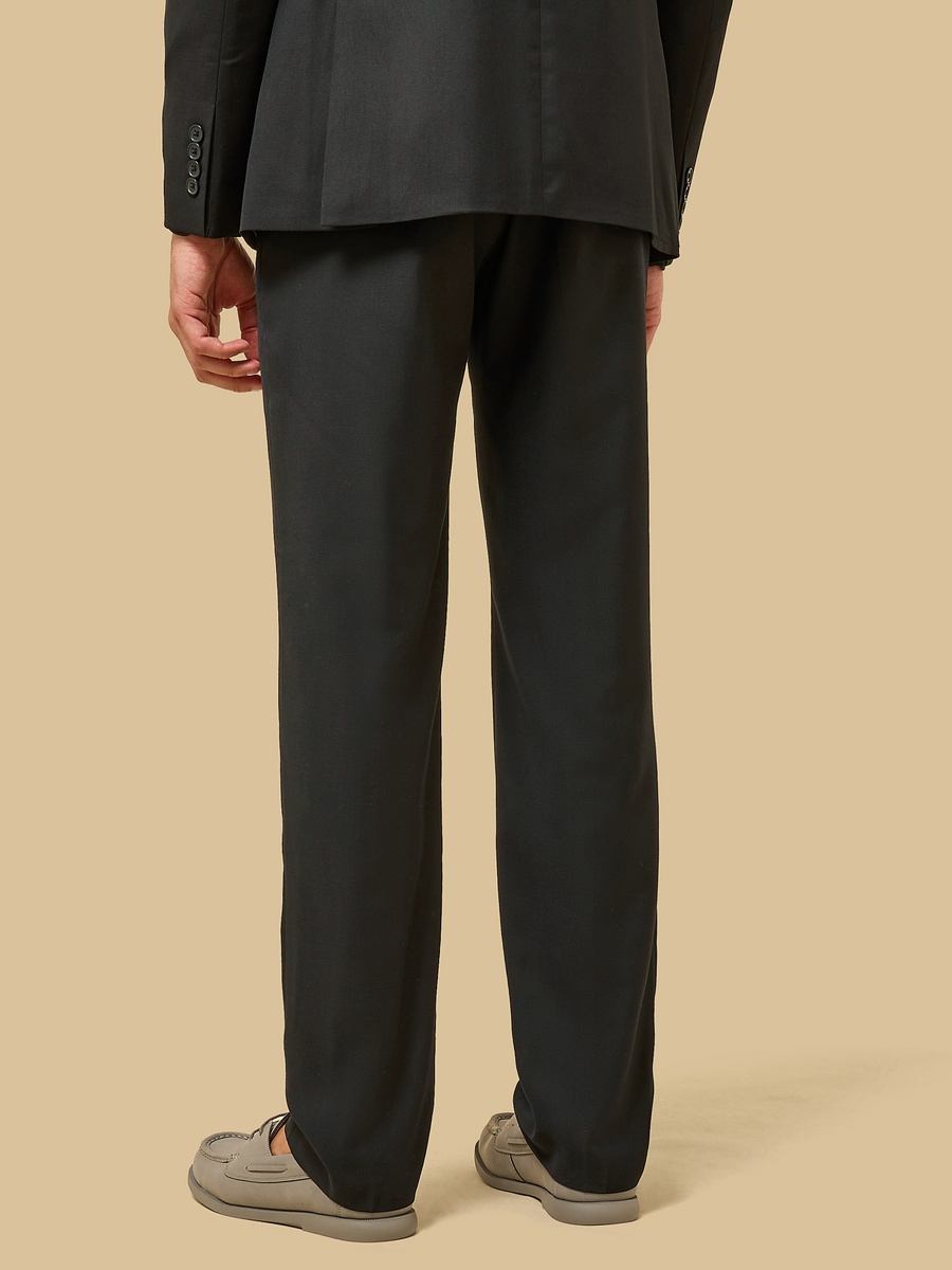 Slim Fit Pleated Trousers