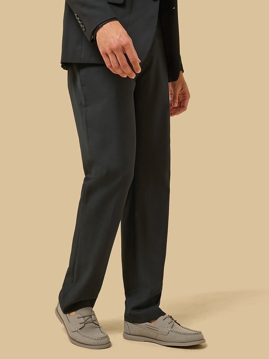 Slim Fit Pleated Trousers