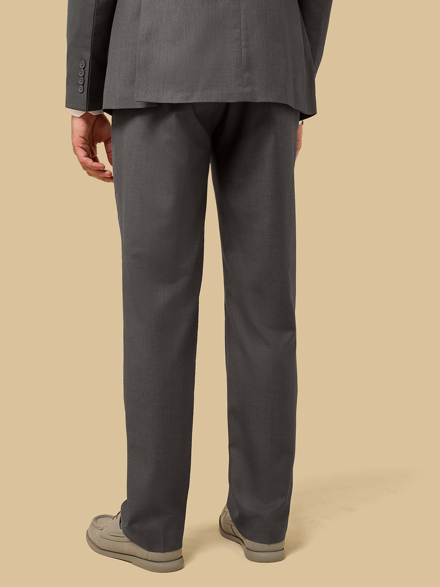 Slim Fit Pleated Trousers
