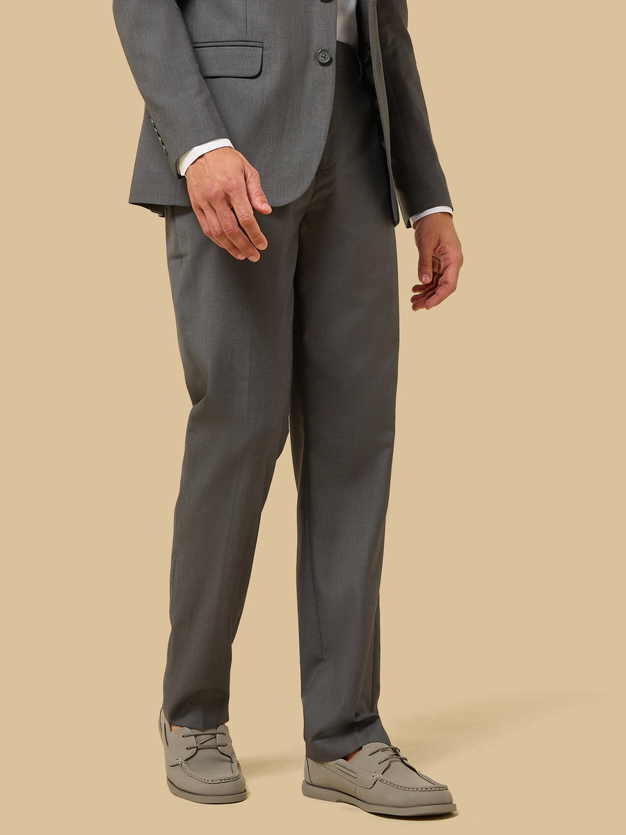 Slim Fit Pleated Trousers