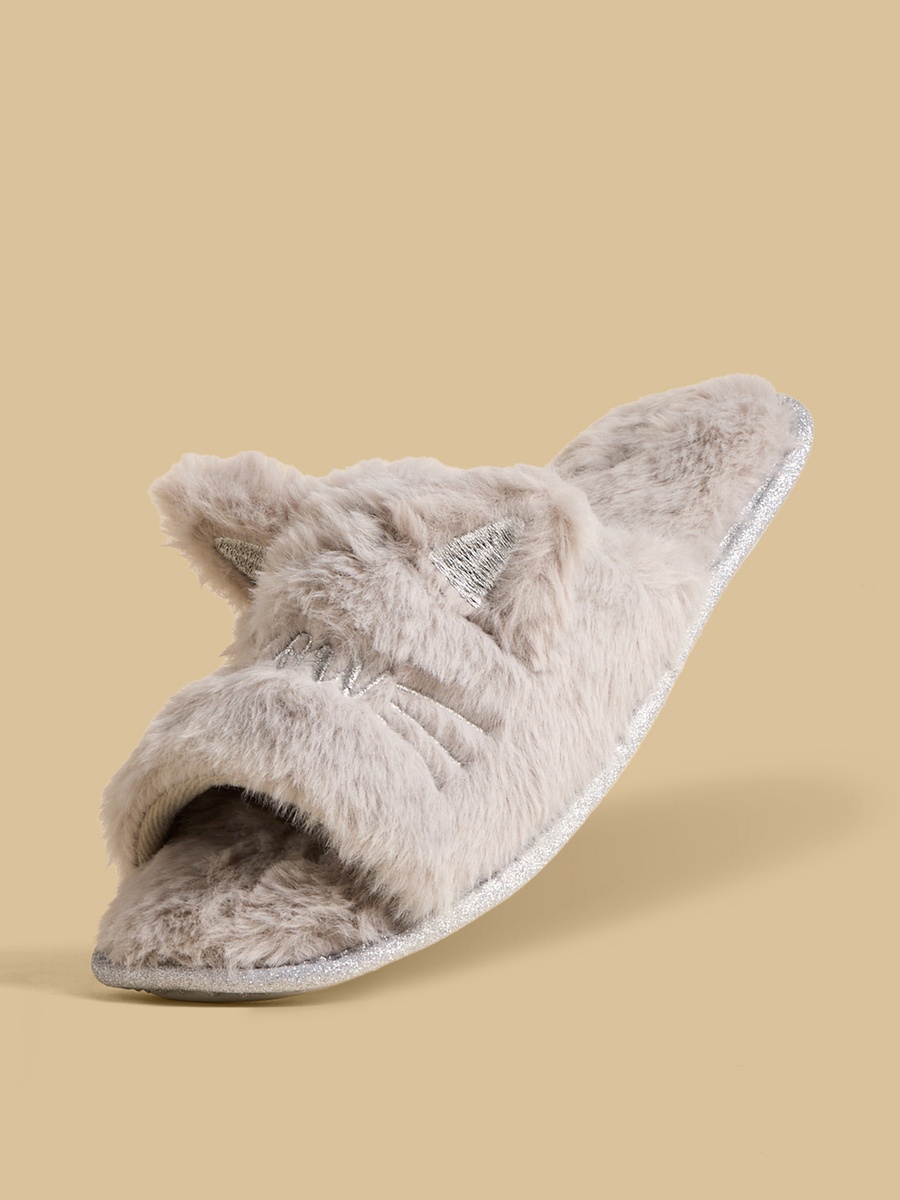 Ear Accent Bedroom Slippers
