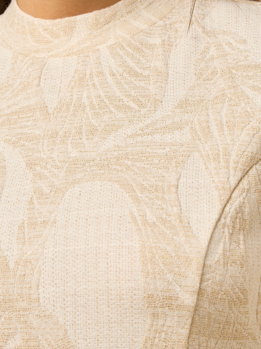 Jacquard Textured Midi Dress