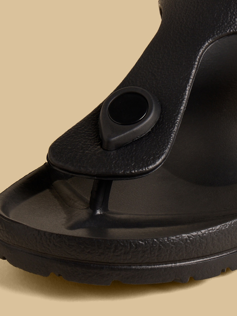 Buckle Detail Beach Slippers