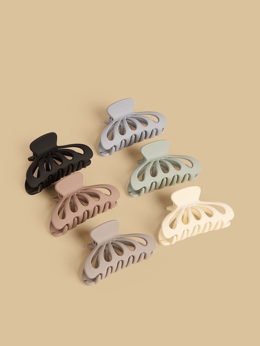 Pack of 6 - Matte Hair Clamp