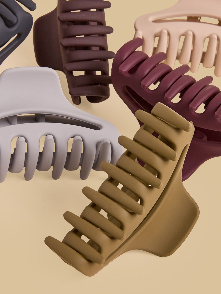 Pack of 6 - Matte Hair Clamps