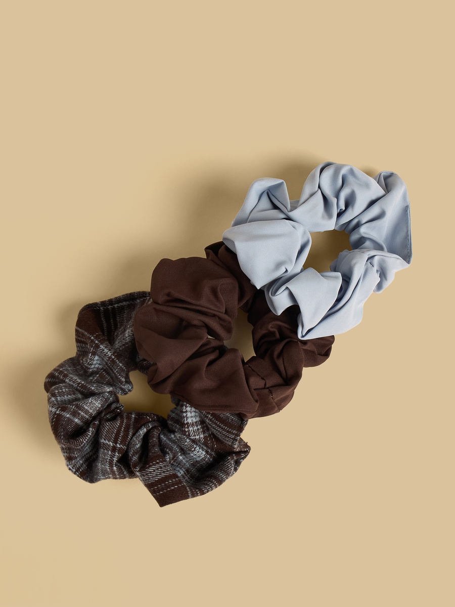 Pack of 3 - Assorted Hair Scrunchie