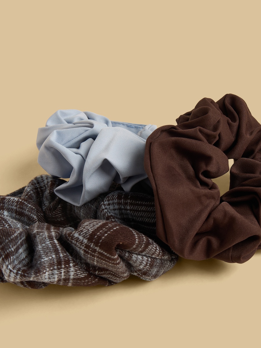 Pack of 3 - Assorted Hair Scrunchie