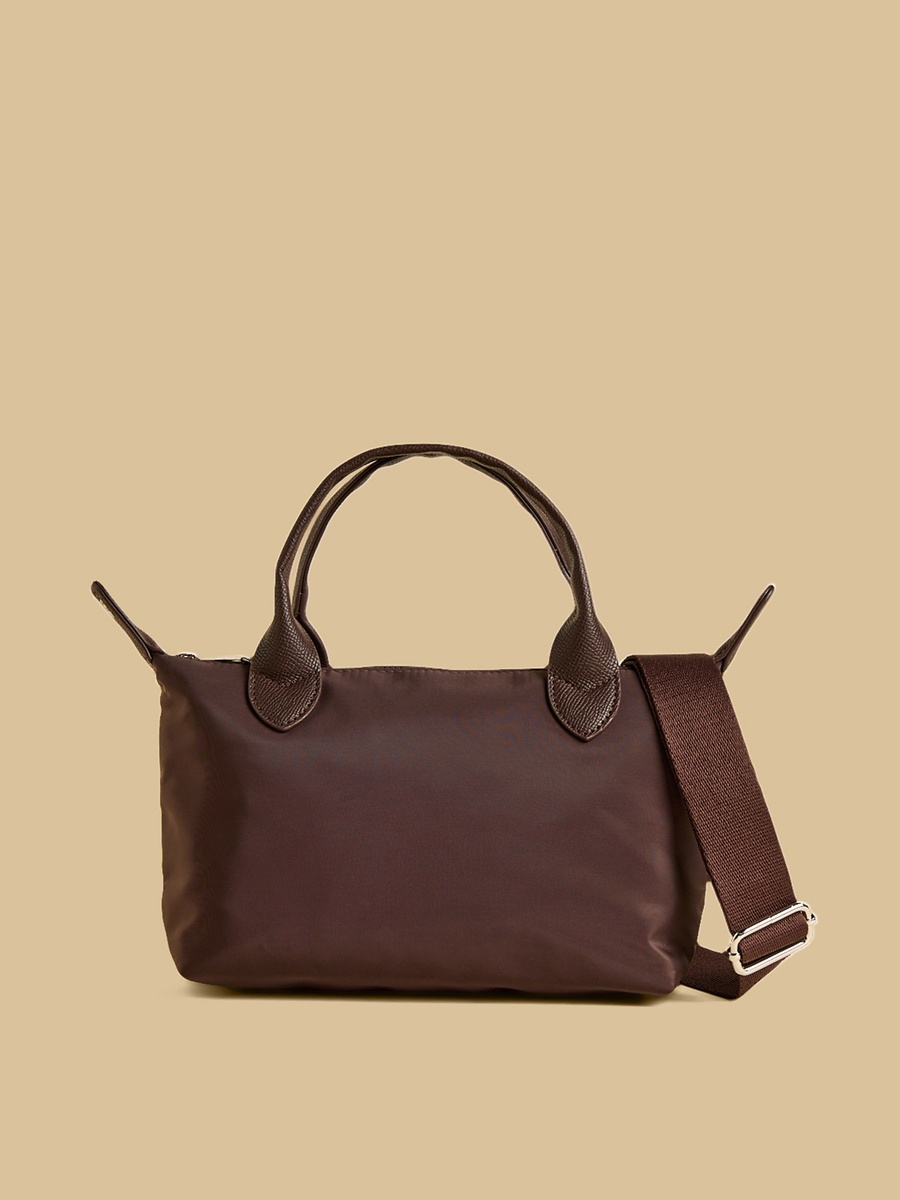 Textured Crossbody Bag with Detachable Strap