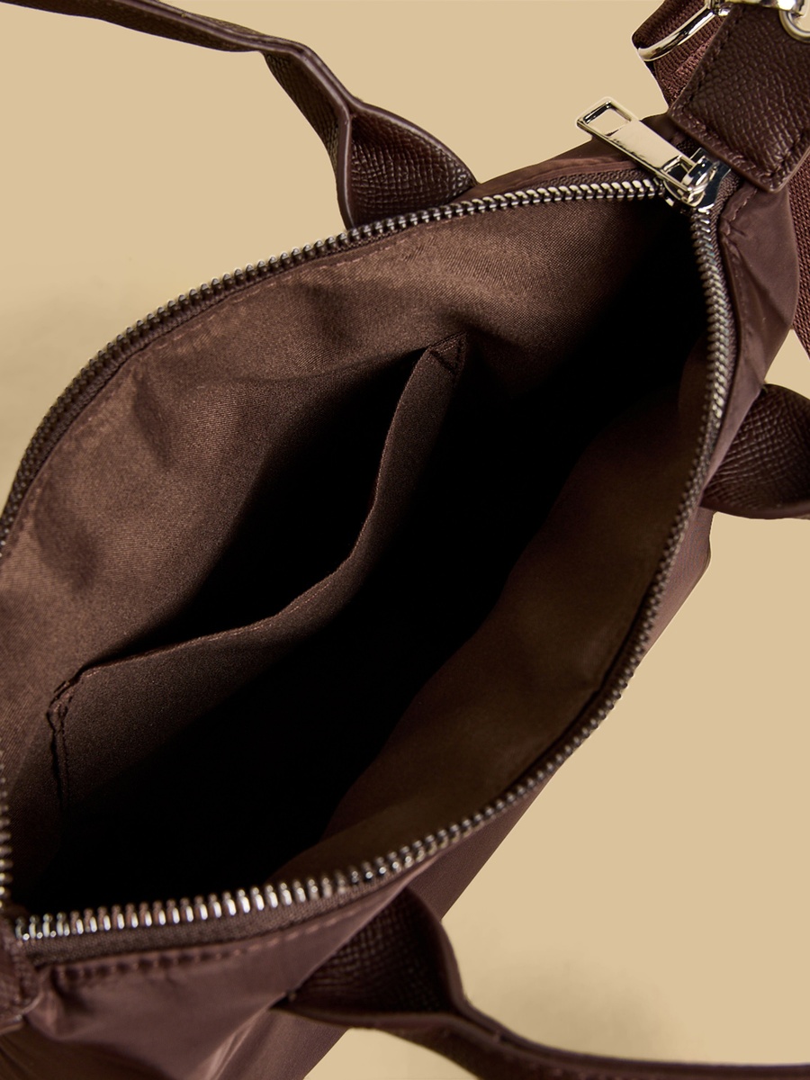 Textured Crossbody Bag with Detachable Strap