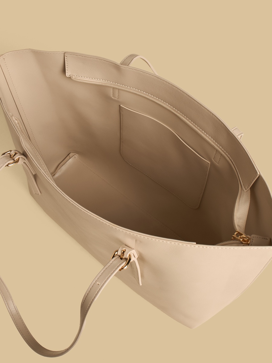 Plain Tote Bag with Double Handle