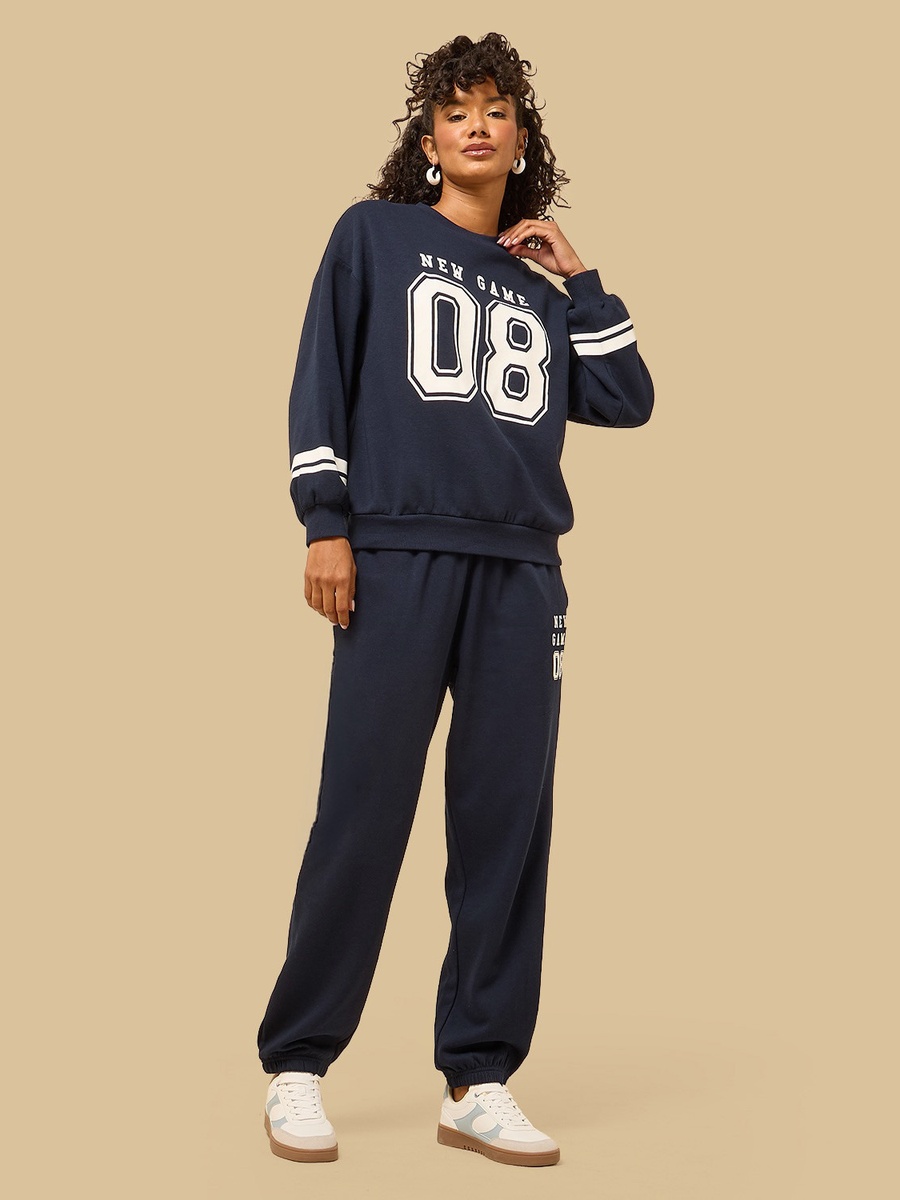 Varsity Print Sweatshirt