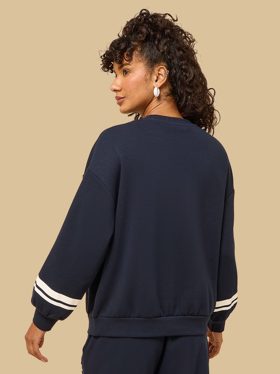 Varsity Print Sweatshirt
