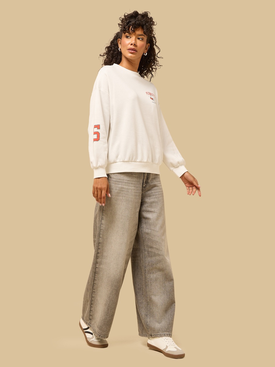 Peanuts Print Sweatshirt