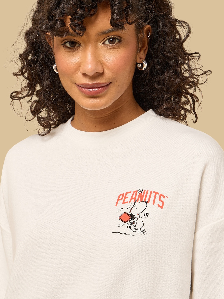 Peanuts Print Sweatshirt