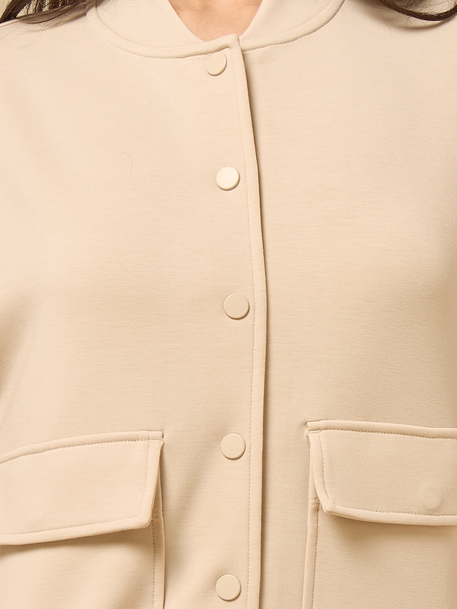 Modal Bomber Jacket with Pockets