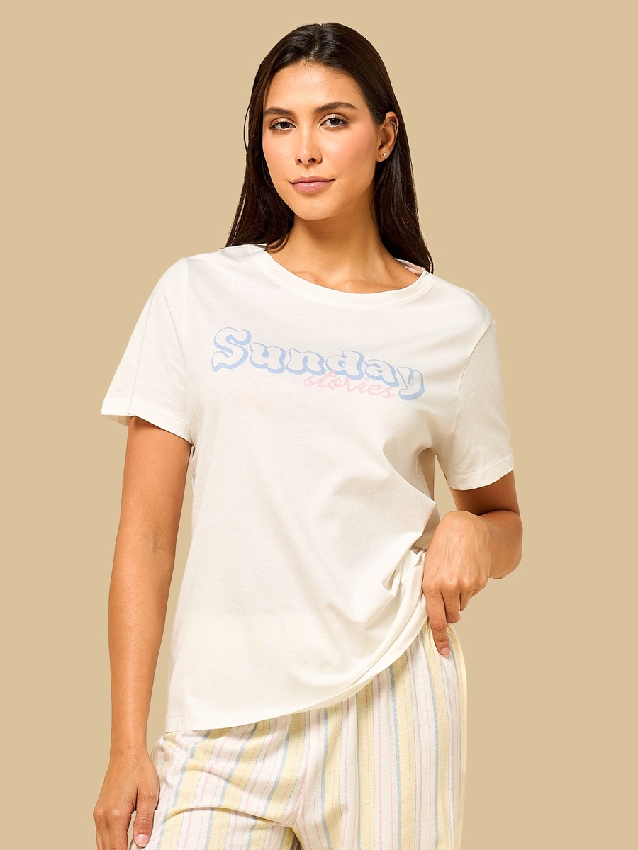 Striped Cotton Pyjama Set