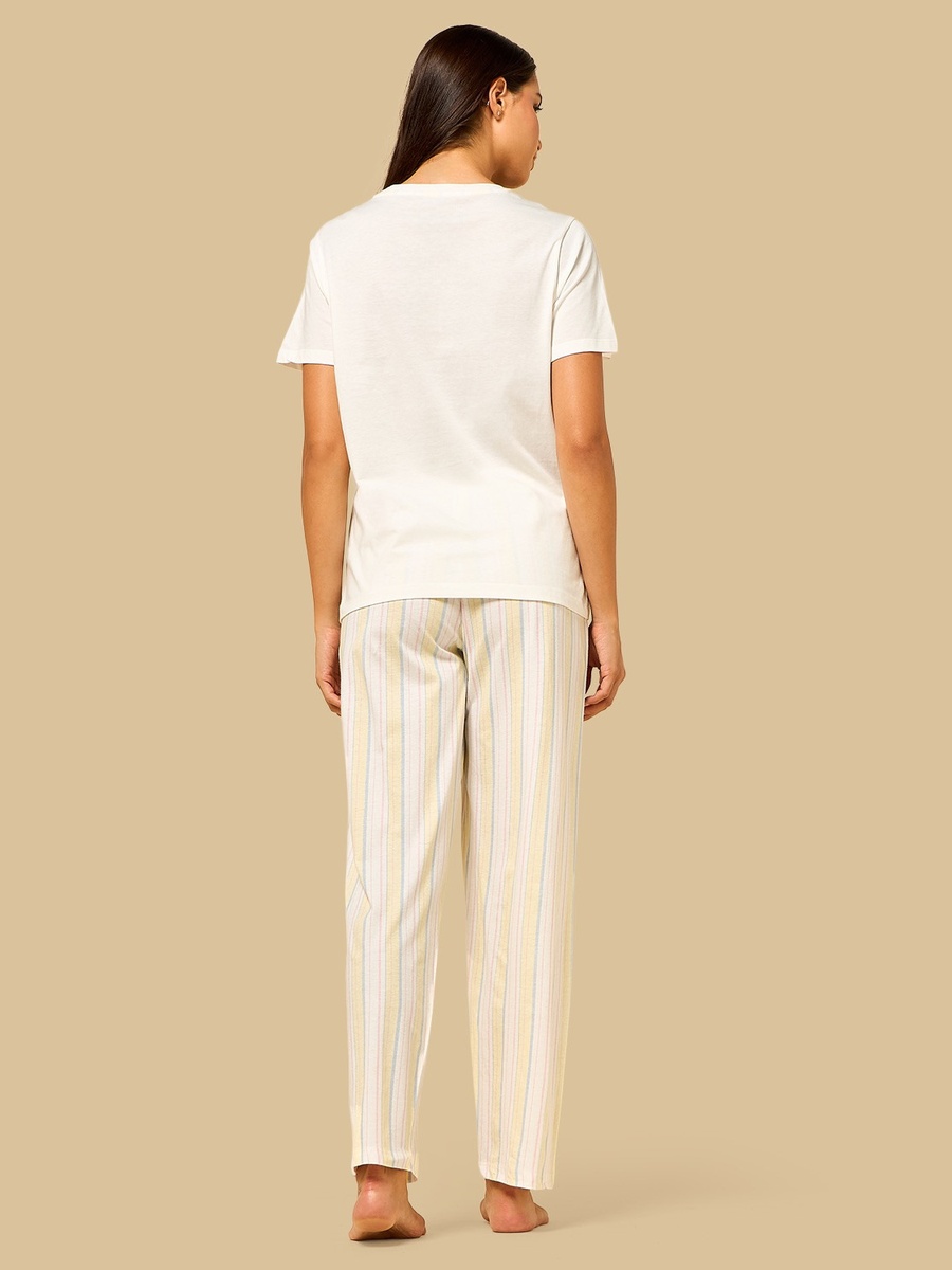 Striped Cotton Pyjama Set