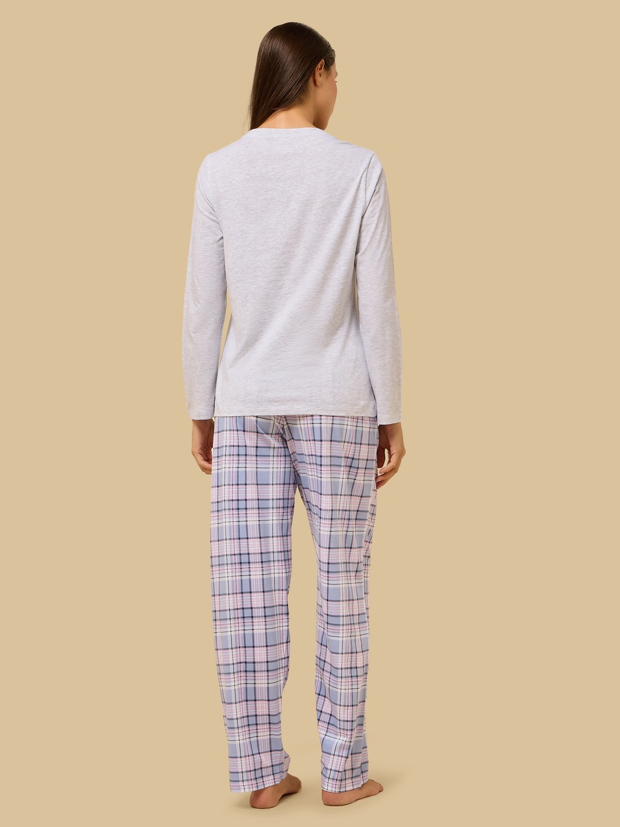 Bear Print Cotton Pyjama Set
