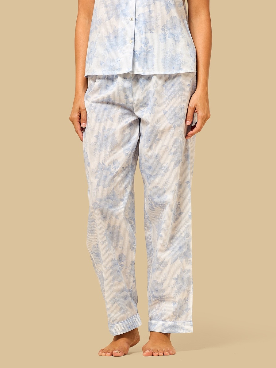 Floral Print Cotton Pyjama Set