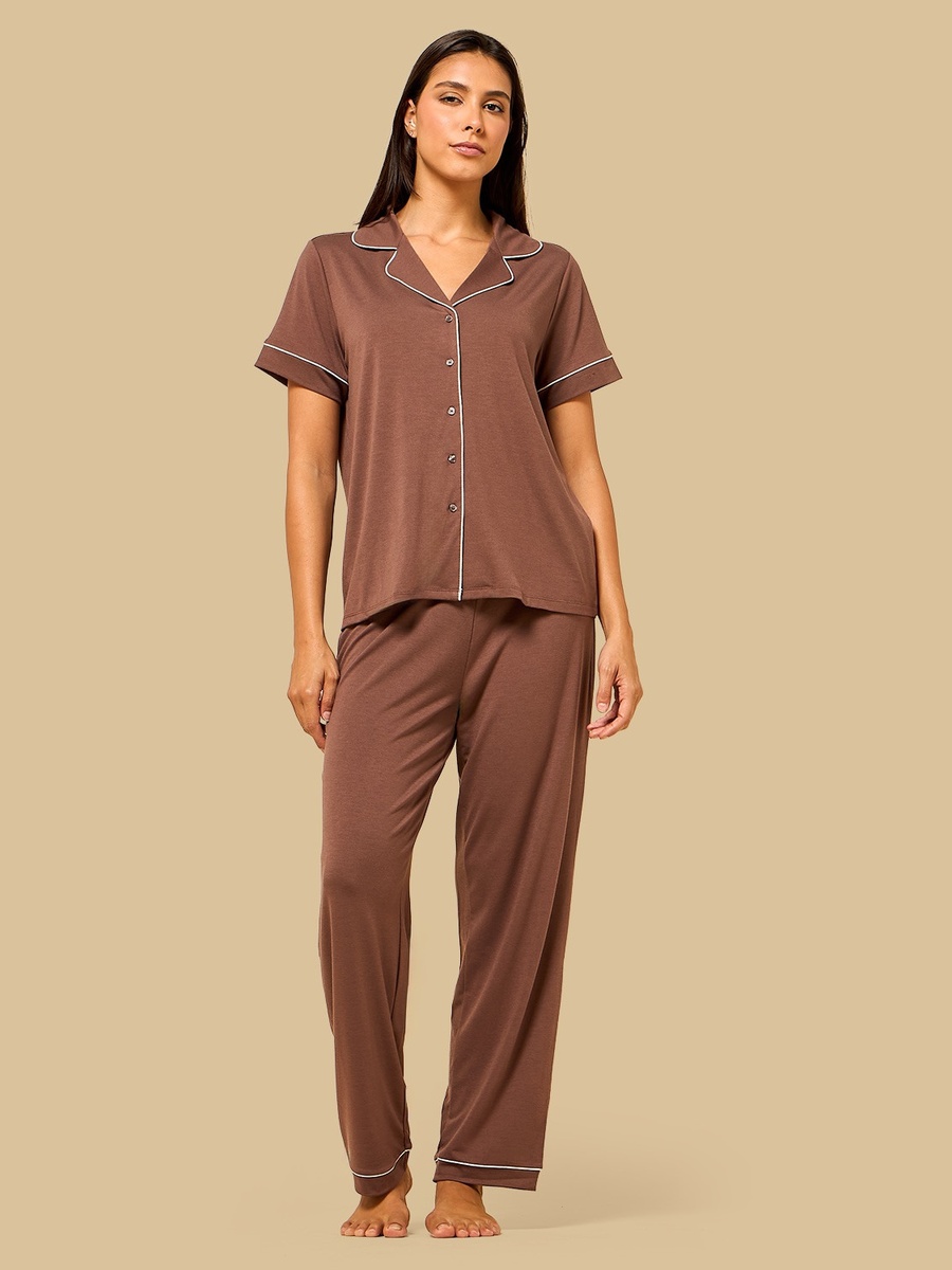 Piping Accent Pyjama Set