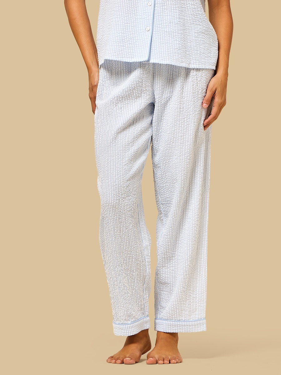 Striped Seersucker Pyjama Set