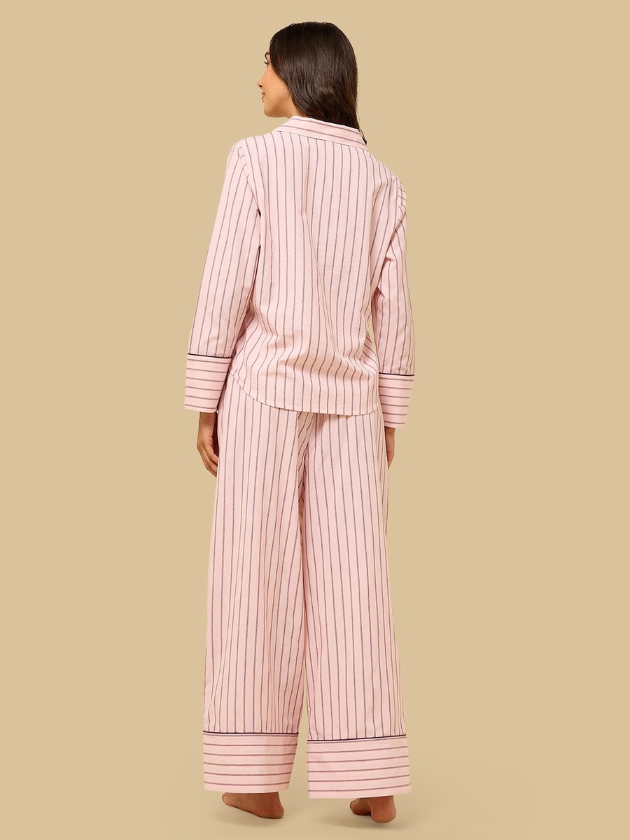 Striped Cotton Pyjama Set
