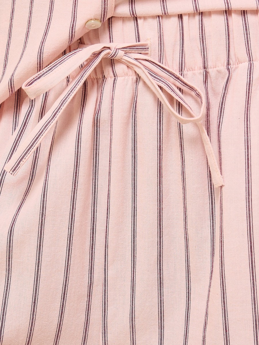 Striped Cotton Pyjama Set