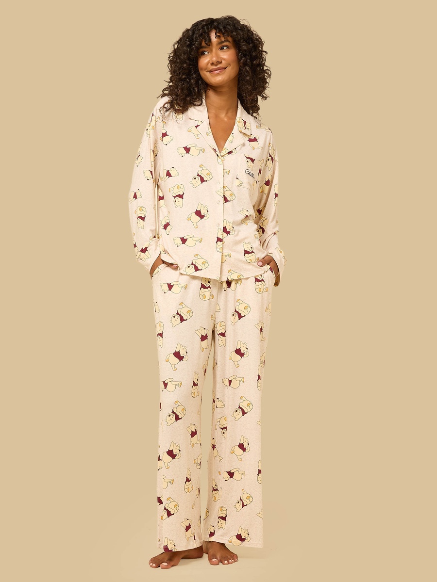 Winnie the Pooh Print Pyjama Set