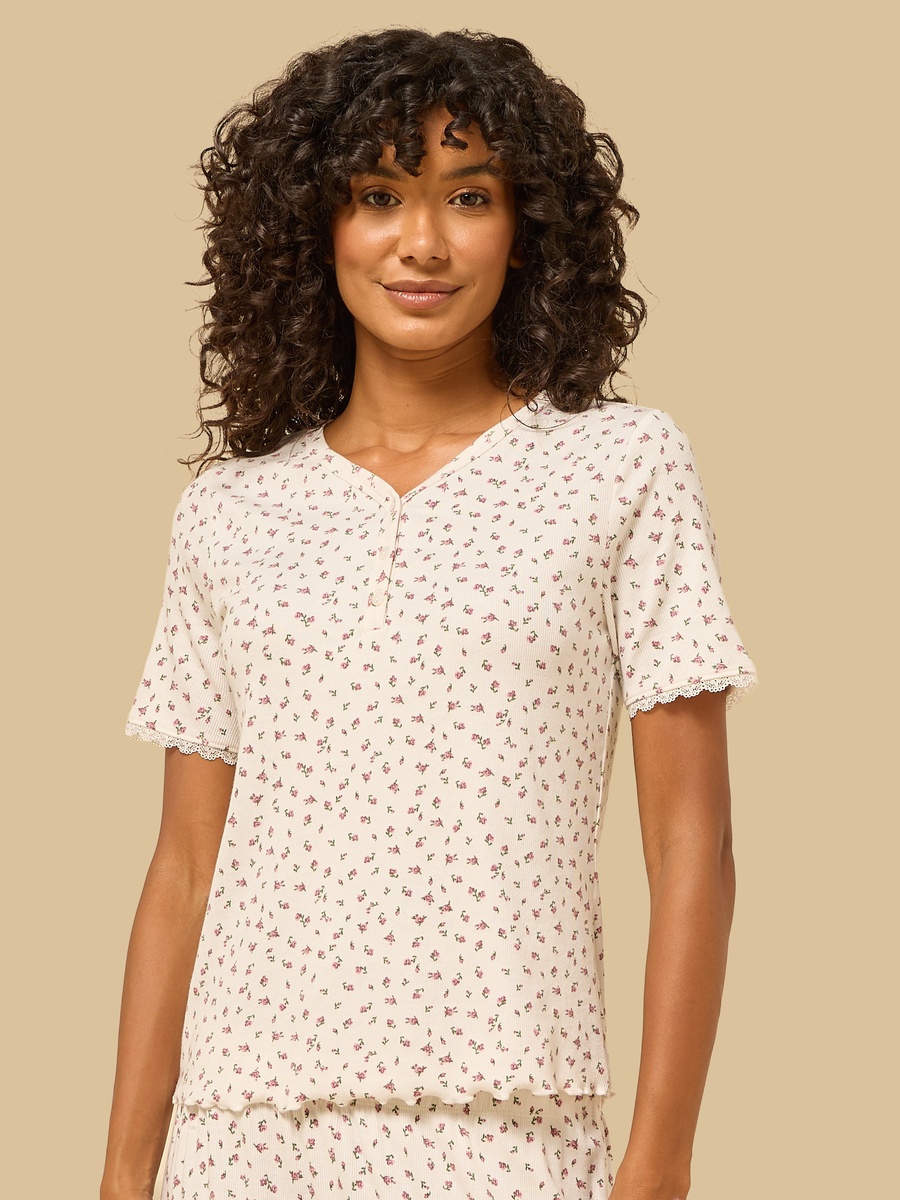 Floral Print Pyjama Set