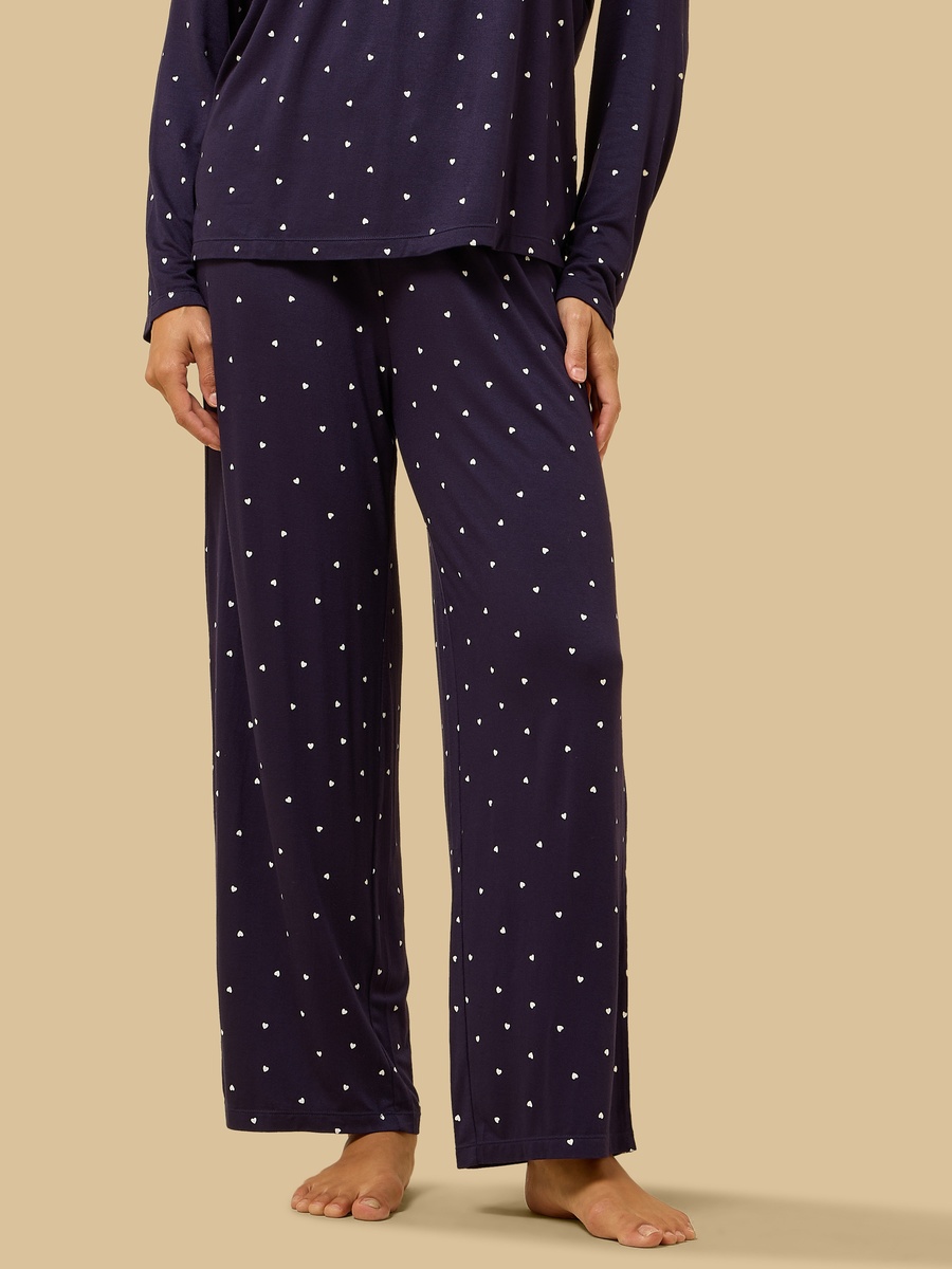 Heart Print Pyjama Set